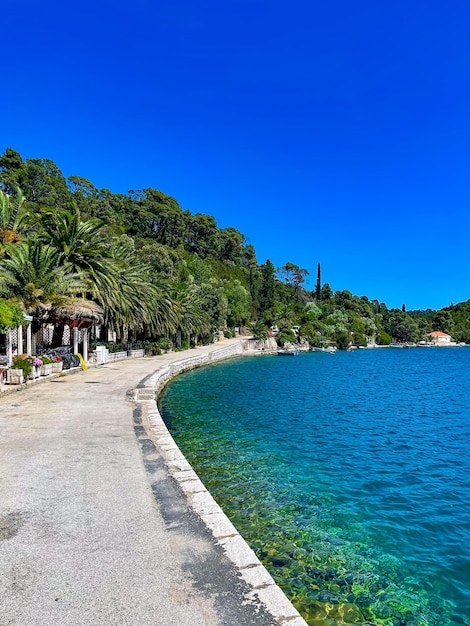 Beaufifull island mljet, parque nacional na croácia