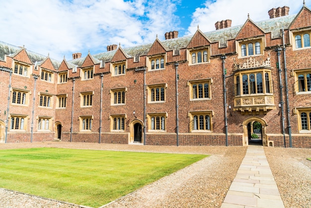 Beautiful Architecture St. John's College em Cambridge, Reino Unido.