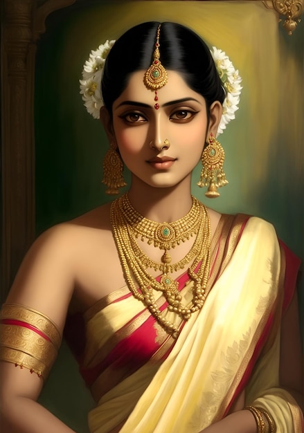 beautiful_Indian_Kerala Frau