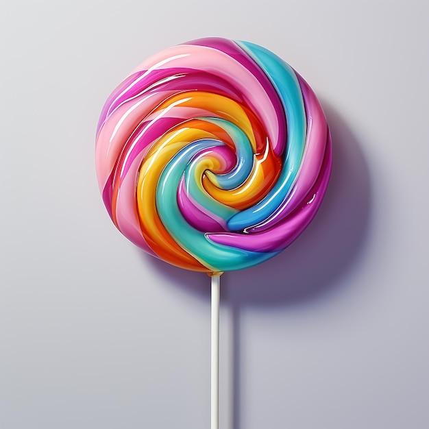 beautiful_realism_of_lollipop_on_a_plain_background_top