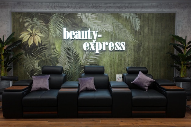 Foto beauty express salon interieur und design ort für pediküre und spa-bereich