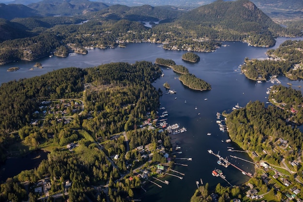 Beaver Island in Sunshine Coast British Columbia Kanada