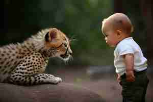 Foto bebê bonito, animalzinho, pequeno animal, crianças pequenas.