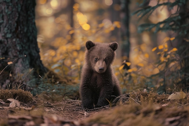 Bebê da floresta de urso gera IA