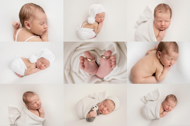 Bebé recién nacido Niño sano Feliz maternidad y crianza