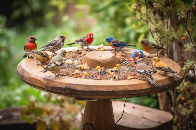 Nuevo comedero para pájaros silvestres de actualización, comedero  panorámico para pájaros colgantes para el exterior, patio de decoración de  jardín, plástico premium