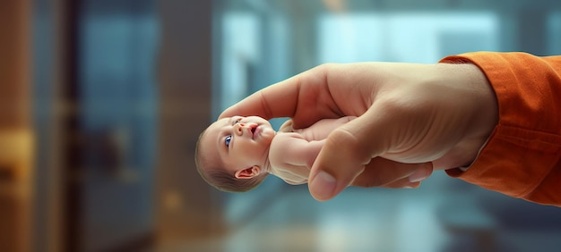 Los bebés visitan al médico