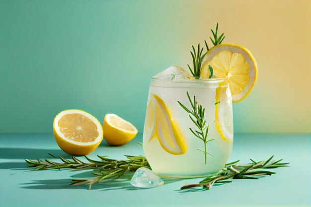 Bebida de limonada refrescante de verão