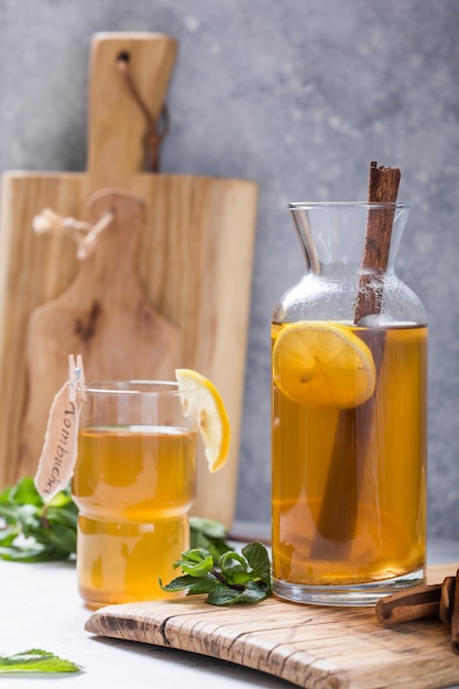 Foto bebida fermentada de sidra