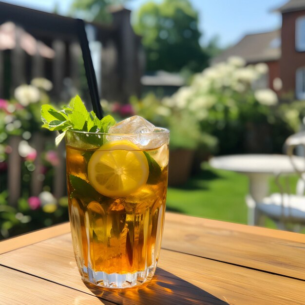 Bebida refrescante de verão