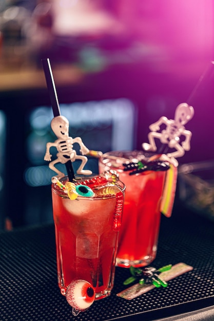 Bebidas espeluznantes de Halloween