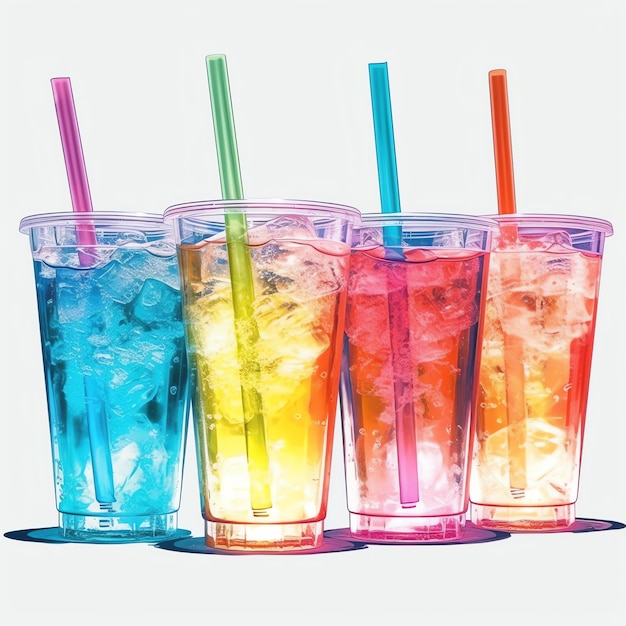 bebidas gaseosas en colores