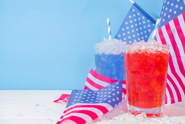 Bebidas para o Dia da Independência Americana