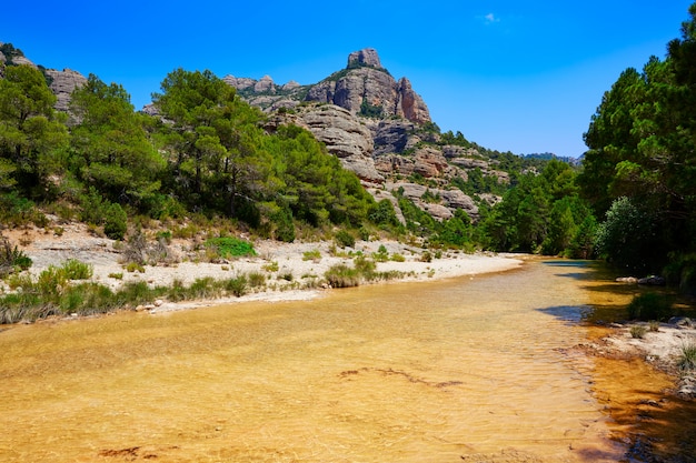 Beceite Fluss Ulldemo in Teruel Spanien