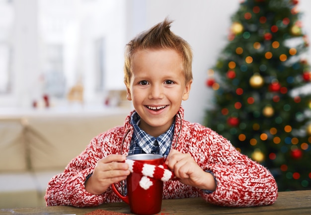 Becher Weihnachten Glück suchen niedlich