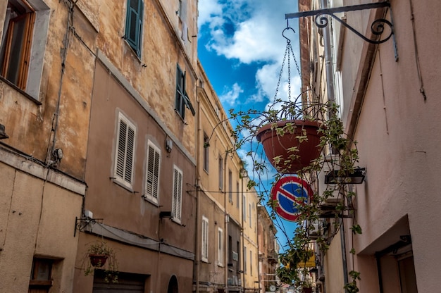 Beco na cidade de sassari