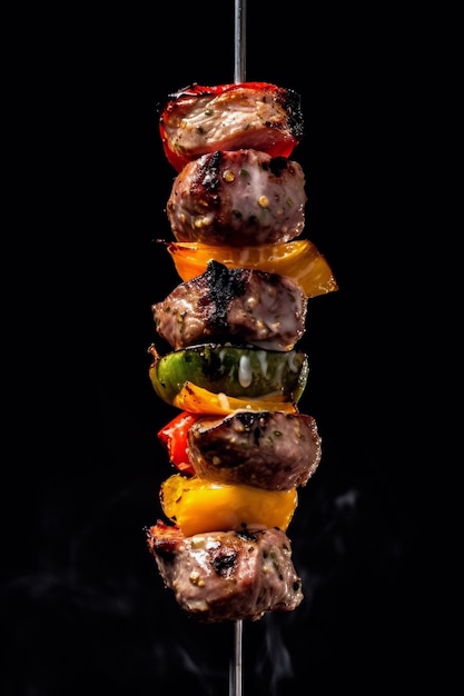 Beef Kebab Ai generative