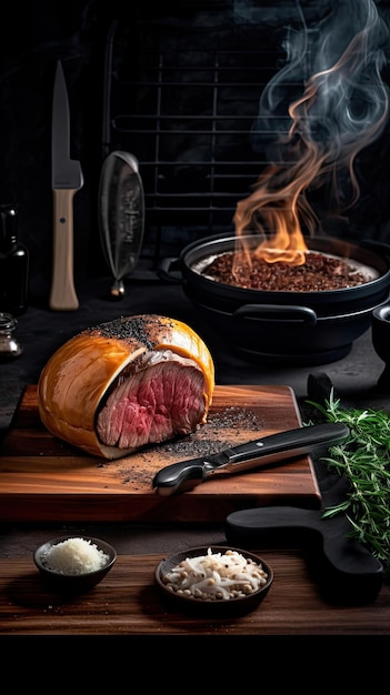 Beef Wellington ein Steakgericht englischen Ursprungs aus Filetsteak