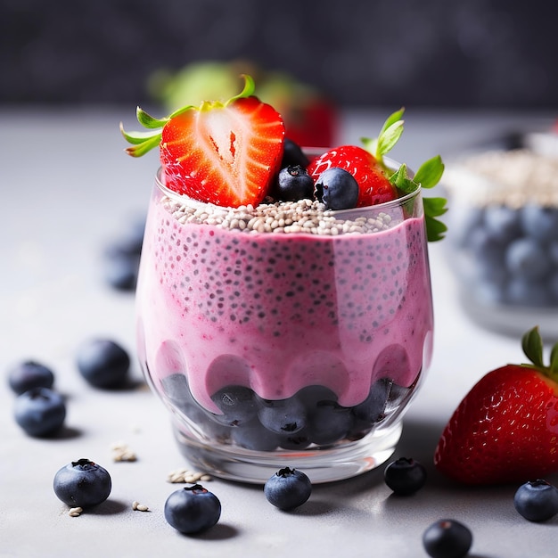 Beeren-Chia-Smoothie