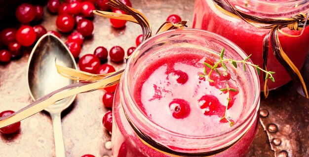 Beeren-Cranberry-Smoothie