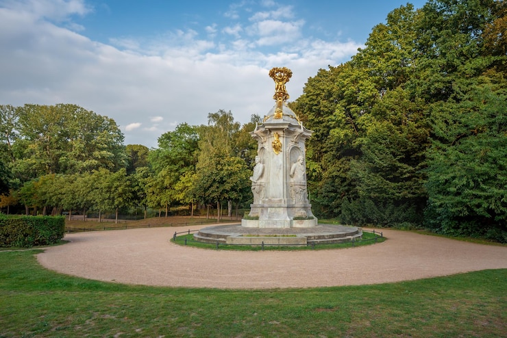 Foto beethoven-haydn- und mozart-denkmal im tiergarten-park berlin deutschland