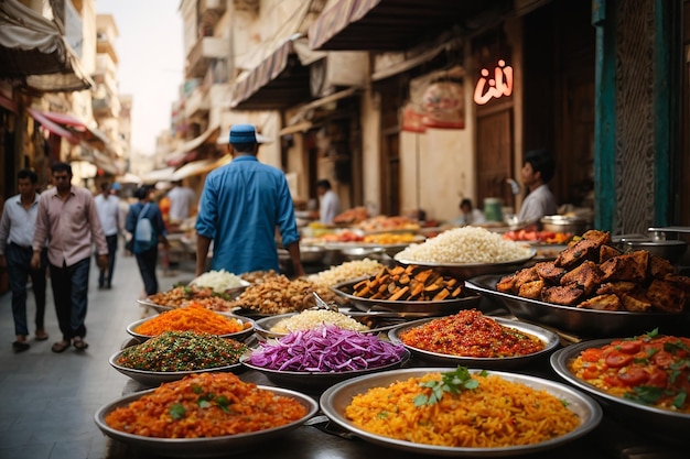 Begeben Sie sich auf eine kulinarische Reise Das bunte Fest der arabischen Küche von Kebabs bis hin zu Pilaf-Leckereien