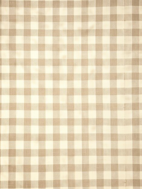 Foto beige e branco gingham pattern antique junk journal página de fundo decoração de arte de parede para berçário ou