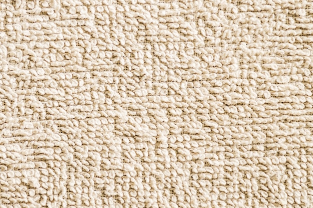 Beige Textur aus Frottee.