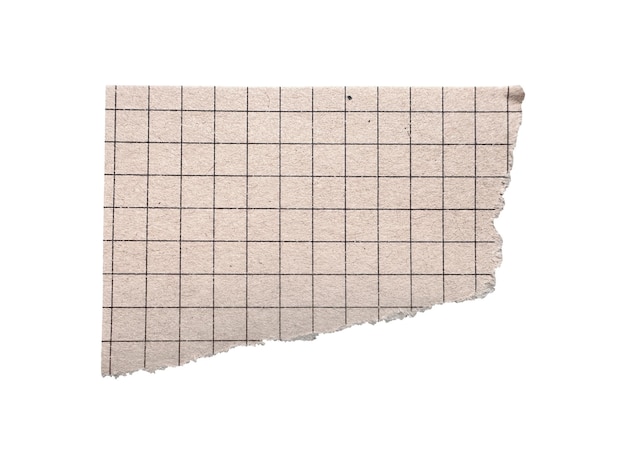 Beige zerrissenes Schachtelpapierstück