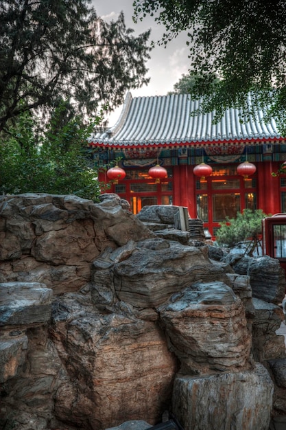 Foto beihai park es un jardín imperial