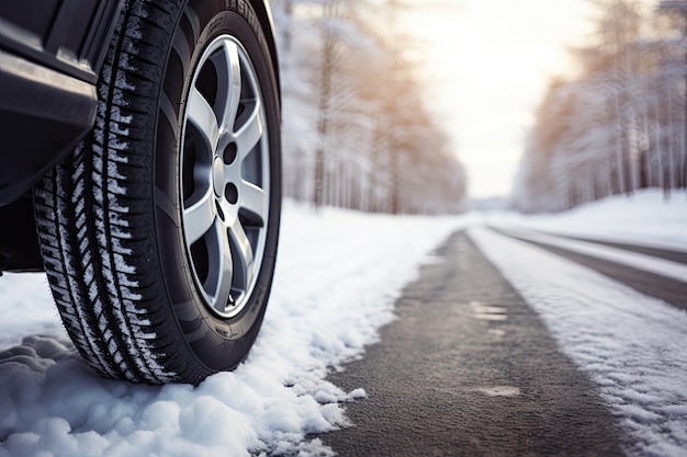 Beim Fahren auf der Straße können je nach Jahreszeit, beispielsweise im Winter, unterschiedliche Reifentypen verwendet werden