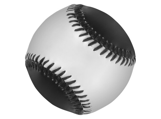 Béisbol aislado en blanco