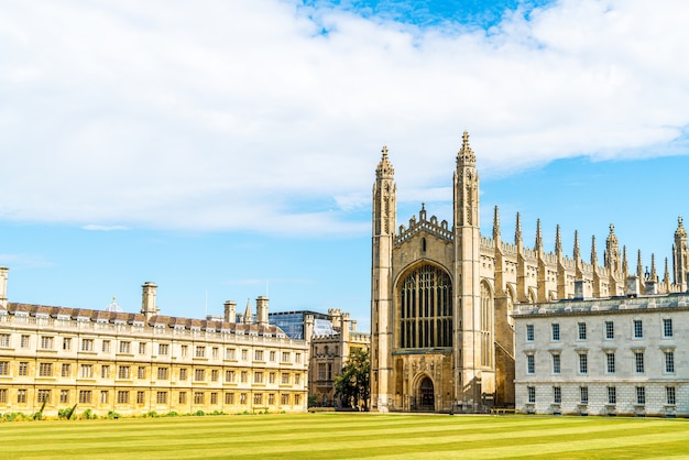 Bela arquitetura na capela do King's College em Cambridge, Reino Unido