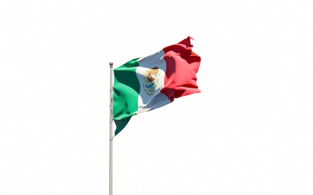 Bela bandeira do estado nacional do méxico