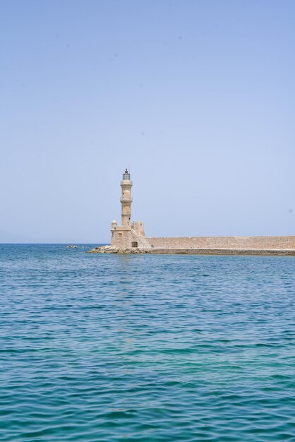 Bela cidade Chania Creta Grécia