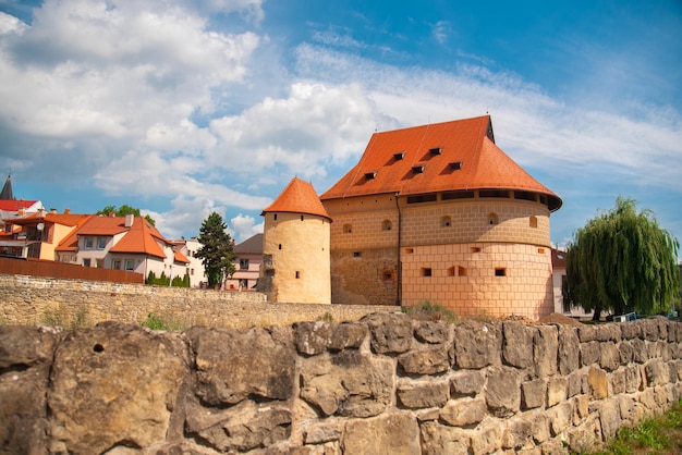 Bela cidade histórica Bardejov. Eslováquia, Europa.