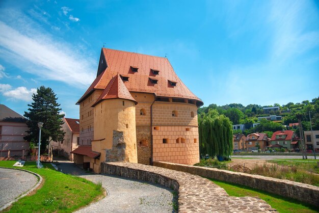 Bela cidade histórica Bardejov. Eslováquia, Europa.