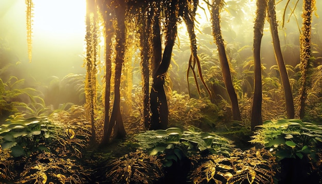 Bela floresta tropical