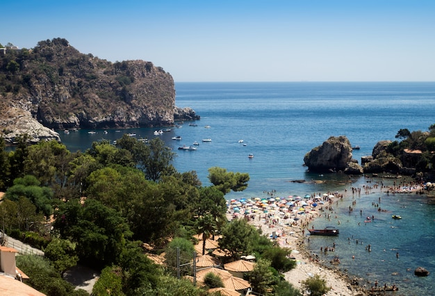 Bela ilha em taormina, na sicília