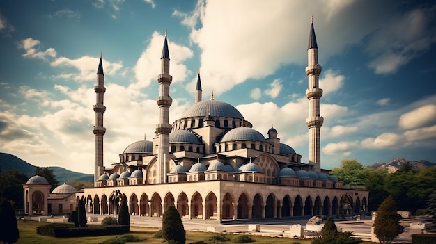 bela ilustração da mesquita