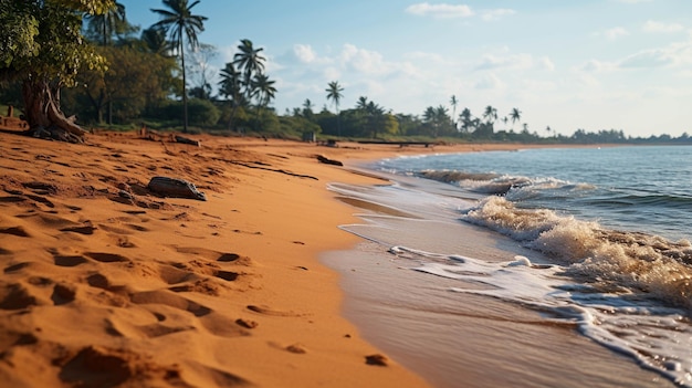 bela imagem fotográfica de papel de parede HD de praia