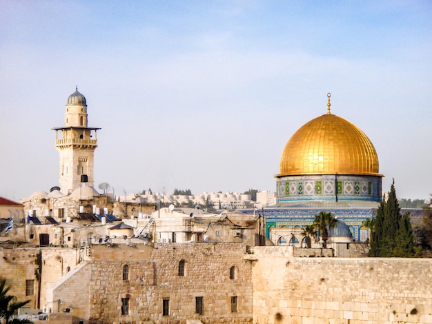 Bela jerusalém antiga, a parede das lágrimas, israel.