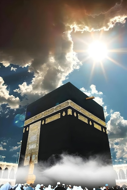 Foto bela kaaba hajj piglrimage em meca umra eid al adha