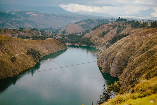 bela lagoa da serra do equador