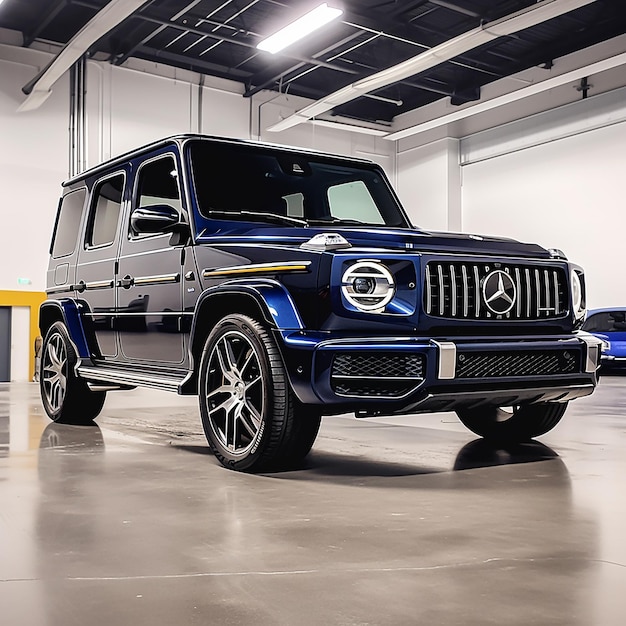 Foto bela maquete de jipe automotivo suv de luxo em diferentes cores