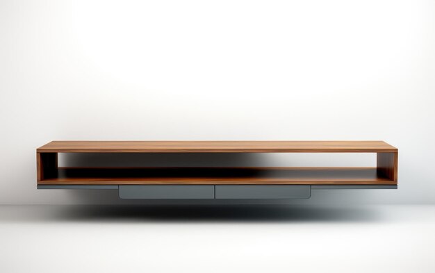 Bela mesa de bar digital elegante e moderna em fundo branco ou PNG transparente