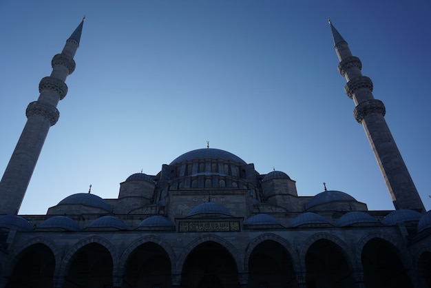 Foto bela mesquita em istambul, turquia