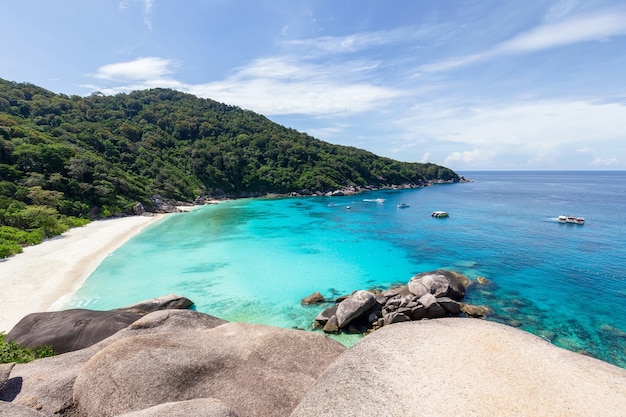 Bela natureza das ilhas do Mar de Andaman