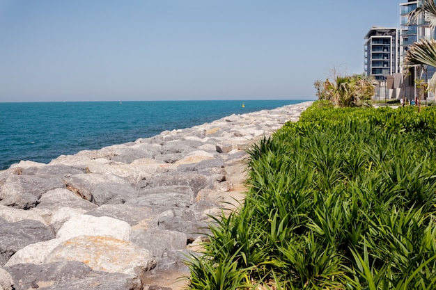 Bela paisagem com vista para o mar, Dubai