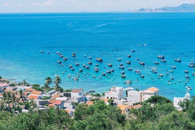 Bela paisagem da ilha tropical